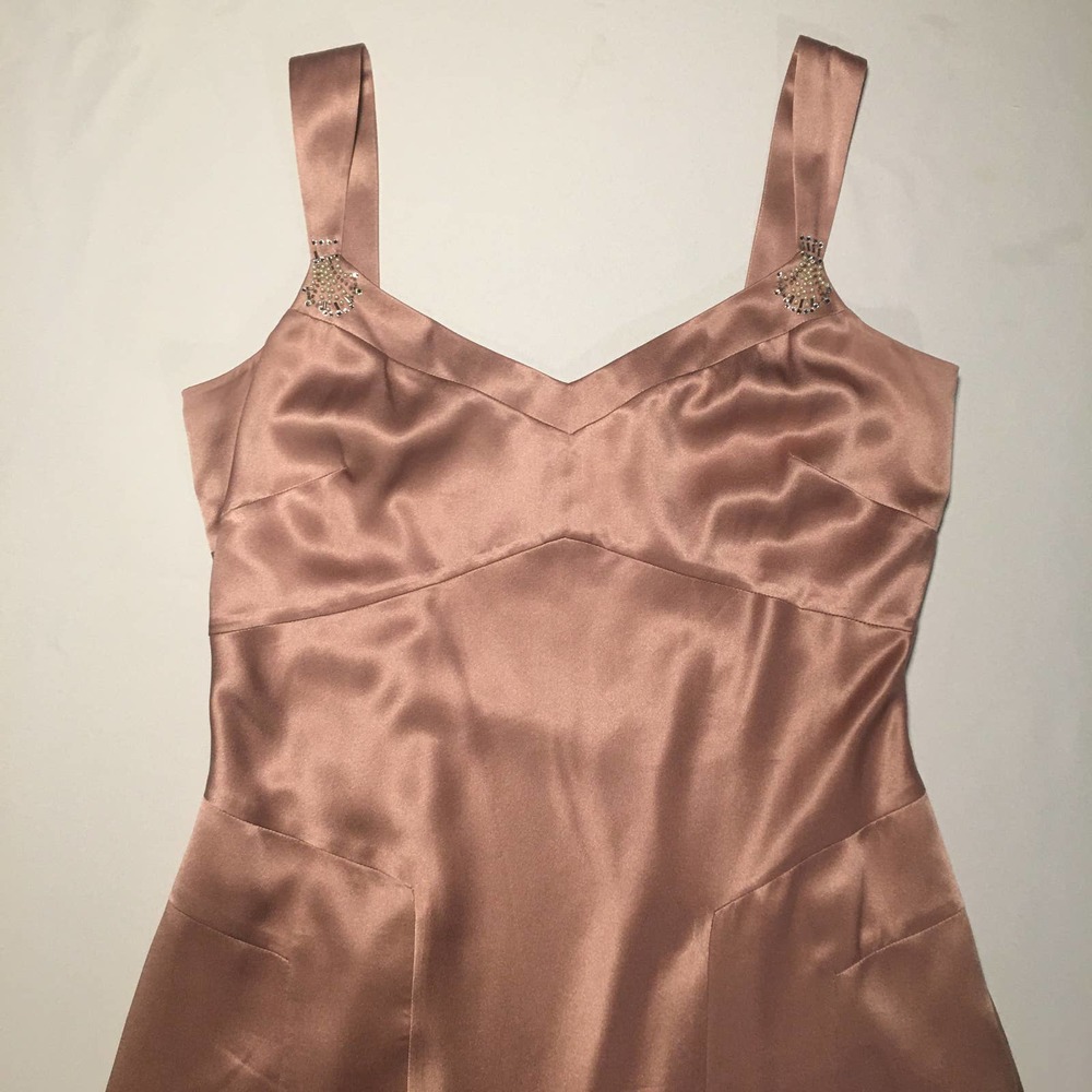 Ann Taylor Beaded Fit & Flare Mini Dress